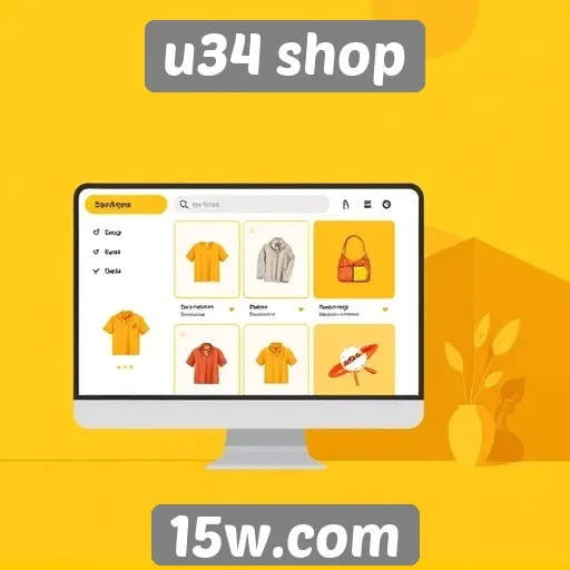 Análise da interface do u34 shop para usuários